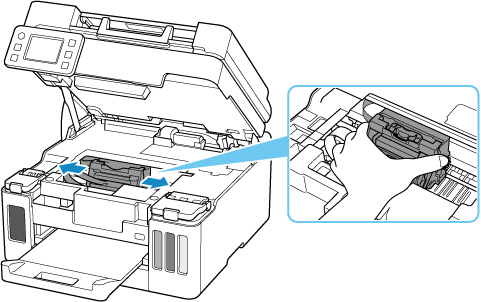 Canon : Inkjet Manuals : GX6500 series : Paper Is Jammed inside